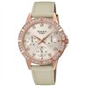 Orologio CASIO SHEEN LADY CRYSTAL LEATHER - CREAM ***SPECIAL PRICE*** Donna