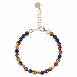 Bracciale Baby Stone in Argento e pietra Occhio di Tigre