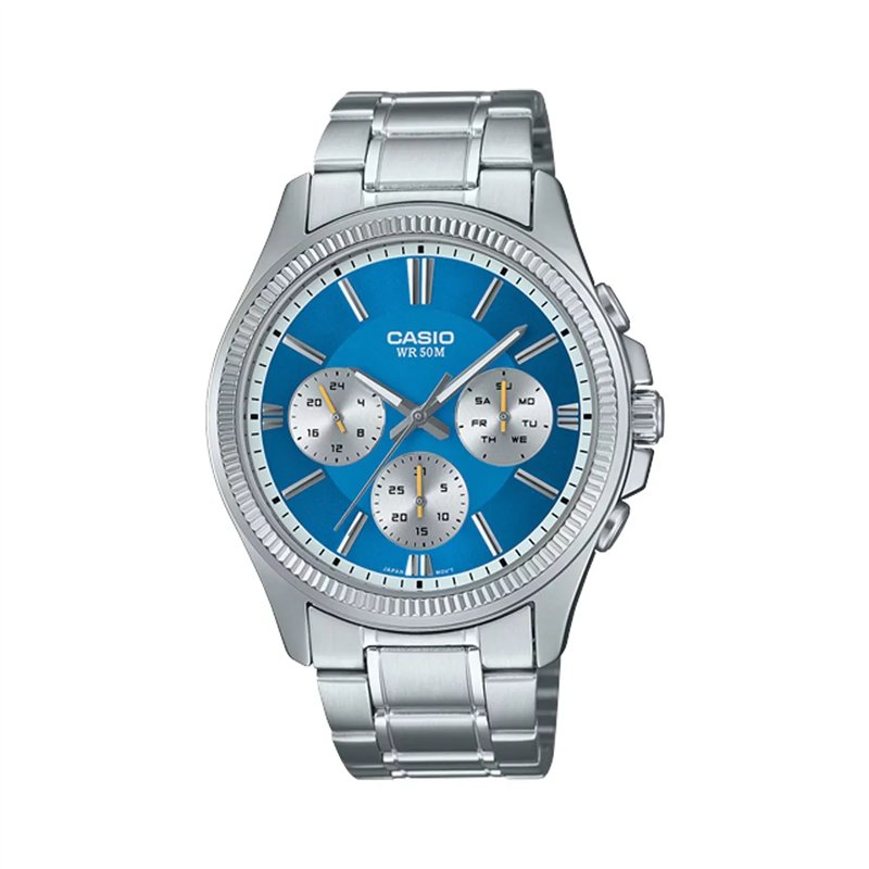 Orologio CASIO DAY DATE MULTIFUNCTION - LIGHT BLUE Uomo