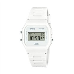 Orologio CASIO VINTAGE F-91 BIO RESIN STRAP - WHITE Unisex