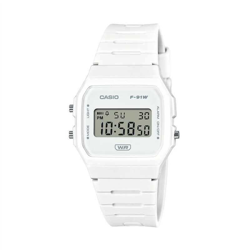 Orologio CASIO VINTAGE F-91 BIO RESIN STRAP - WHITE Unisex