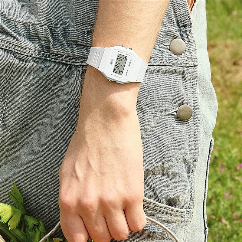 Orologio CASIO VINTAGE F-91 BIO RESIN STRAP - WHITE Unisex