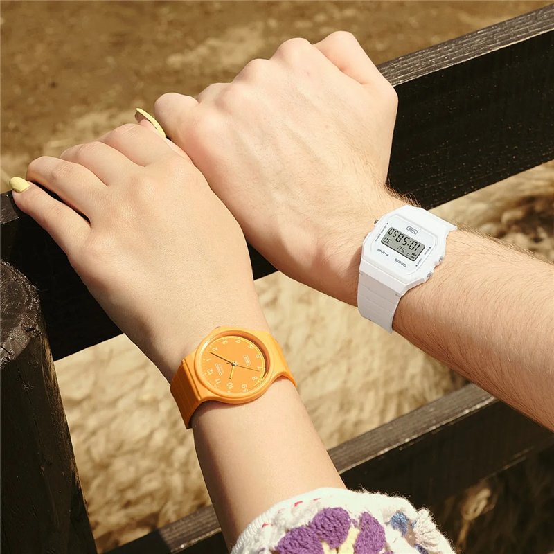 Orologio CASIO VINTAGE F-91 BIO RESIN STRAP - WHITE Unisex