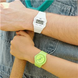 Orologio CASIO VINTAGE F-91 BIO RESIN STRAP - WHITE Unisex