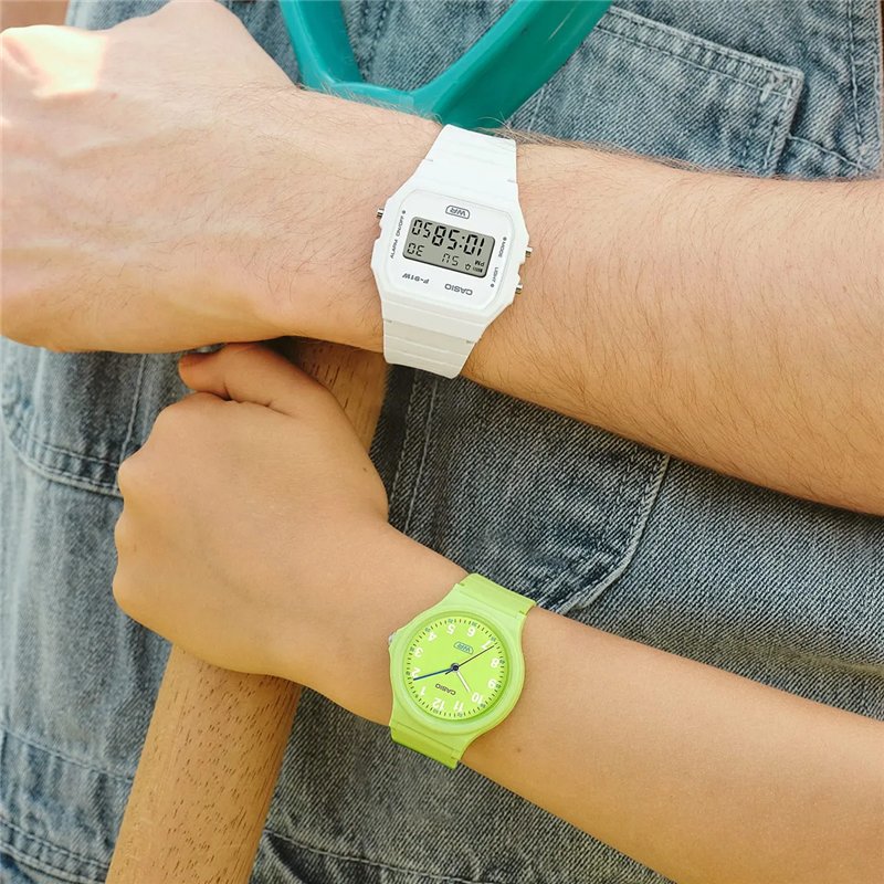 Orologio CASIO VINTAGE F-91 BIO RESIN STRAP - WHITE Unisex