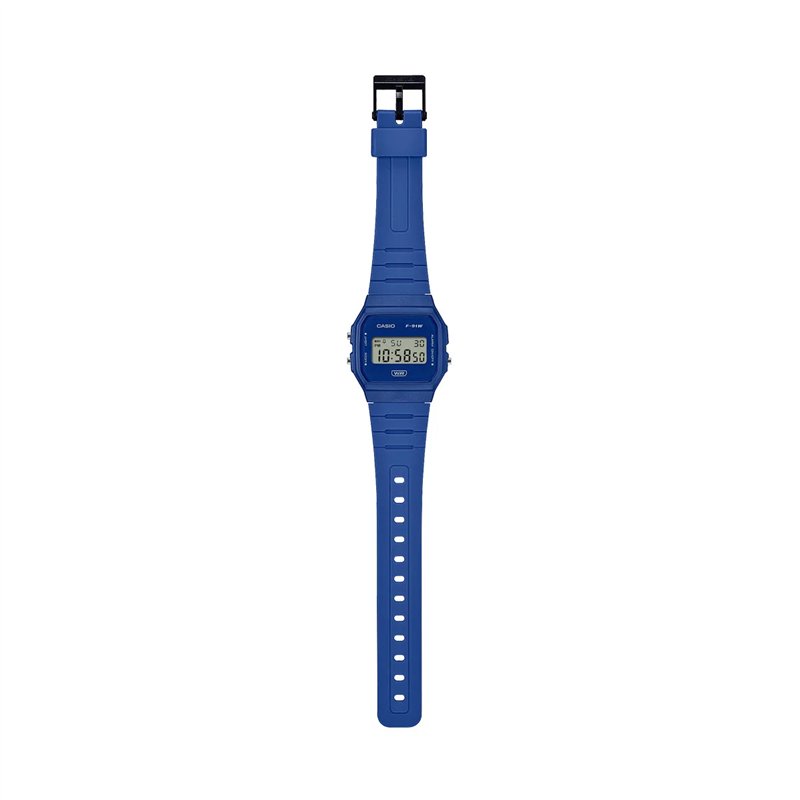 Orologio CASIO VINTAGE F-91 BIO RESIN STRAP - BLUE Unisex