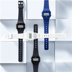 Orologio CASIO VINTAGE F-91 BIO RESIN STRAP - BLUE Unisex