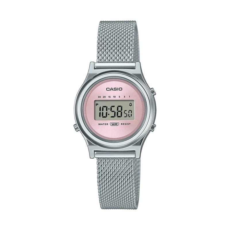 Orologio CASIO VINTAGE MINI COLLECTION SLIM - ANTIQUE PINK MESH Donna
