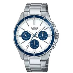 Orologio CASIO COLLECTION MULTIFUNCTION CALENDAR - WHITE & BLUE PANDA Uomo