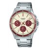 Orologio CASIO COLLECTION MULTIFUNCTION CALENDAR - CHAMPAGNE & BORDEAUX Uomo