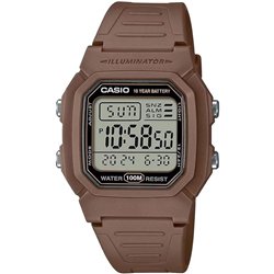 Orologio CASIO TIMELESS COLLECTION DIVER - DOUBLE TIME, ALARM, CHRONOGRAPH - 10 Year Battery - BROWN Unisex