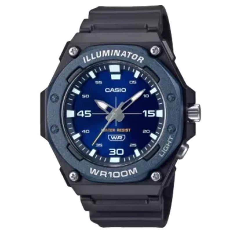 Orologio CASIO SPORT DIVER - ILLUMINATOR WR 100MT - BLUE Uomo