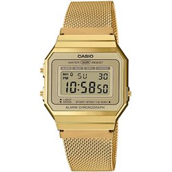 Orologio CASIO VINTAGE ICONIC SLIM DESIGN - GOLD MESH Unisex