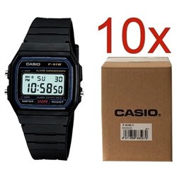 Orologio CASIO VINTAGE F-91W-1YEG **PACK 10 PCS** Unisex
