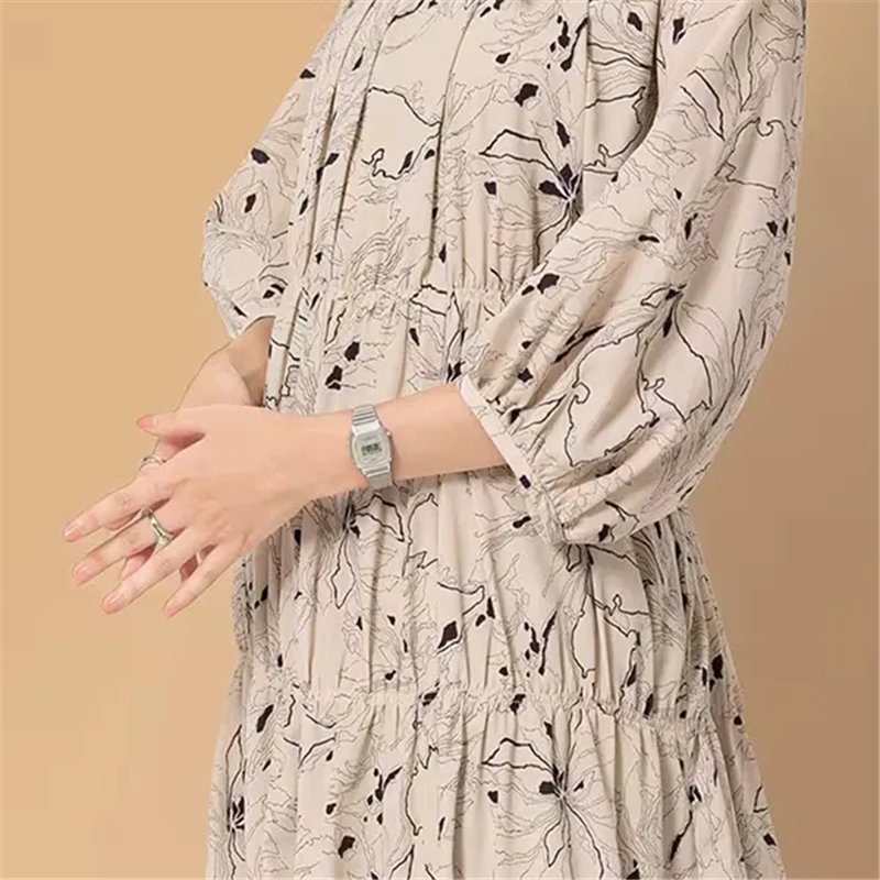 Orologio CASIO VINTAGE ICONIC MINI STEEL - CREAM Donna