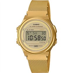 Orologio CASIO VINTAGE ROUND - GOLD MESH Unisex