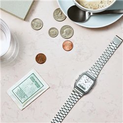 Orologio CASIO VINTAGE EDGY COLLECTION SUNRAY DIAL - SILVER Unisex