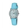 Orologio CASIO COLLECTION LADY DATE SILVER, LEATHER - LIGHT BLUE Donna