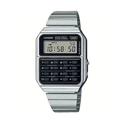 Orologio CASIO VINTAGE CALCULATOR EDGY COLLECTION - BLACK Unisex