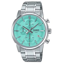 Orologio CASIO COLLECTION CHRONO DATE - AQUA GREEN Uomo