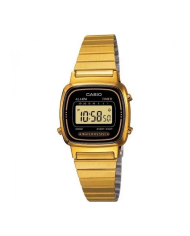 Orologio CASIO VINTAGE ICONIC MINI STEEL - GOLD BLACK Donna