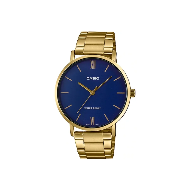 Orologio CASIO COLLECTION MINIMAL GOLD - BLUE Uomo