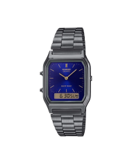 Orologio CASIO VINTAGE EDGY COLLECTION SUNRAY DIAL - GUN METAL NIGHT BLUE Unisex