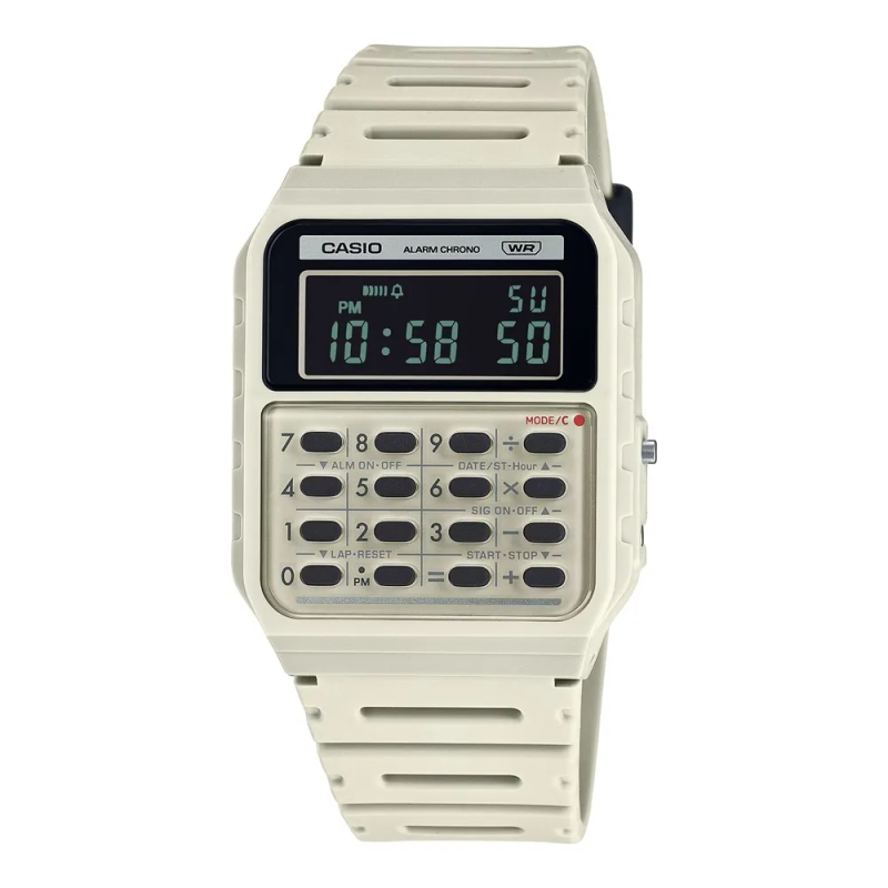 Orologio CASIO VINTAGE CALCULATOR EDGY COLLECTION - CREAM Unisex
