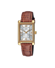 Orologio CASIO COLLECTION TANK, LEATHER - ARGENTEE Donna