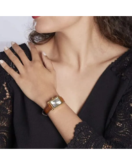 Orologio CASIO COLLECTION TANK, LEATHER - ARGENTEE Donna