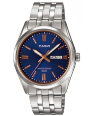 Orologio CASIO COLLECTION DATE, BRACELET - BLUE Uomo