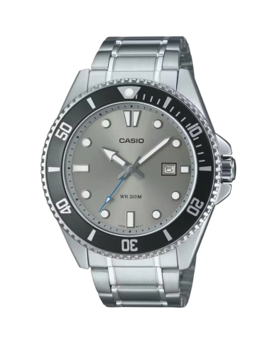 Orologio CASIO COLLECTION DIVER DATE 200M - GREY Uomo