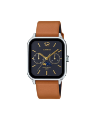 Orologio CASIO COLLECTION MOONPHASES LEATHER - BLACK Unisex