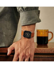 Orologio CASIO COLLECTION MOONPHASES LEATHER - BLACK Unisex