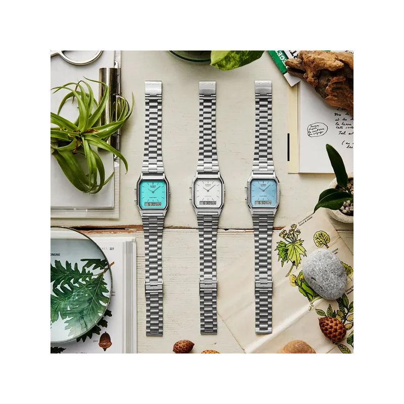 Orologio CASIO VINTAGE EDGY COLLECTION SUNRAY DIAL - LIGHT BLUE Unisex