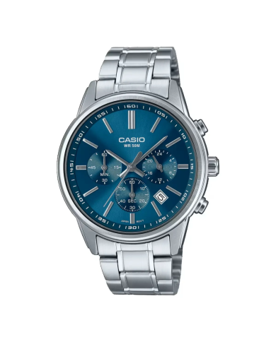 Orologio CASIO COLLECTION CHRONO DATE - BLUE Uomo