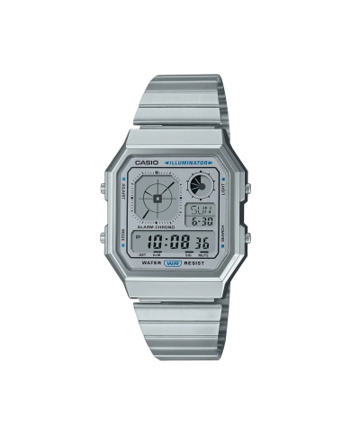 Orologio CASIO VINTAGE RETRO FUTURE EDGY COLLECTION - SILVER Unisex