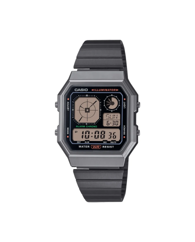 Orologio CASIO VINTAGE RETRO FUTURE EDGY COLLECTION - FULL BLACK Unisex