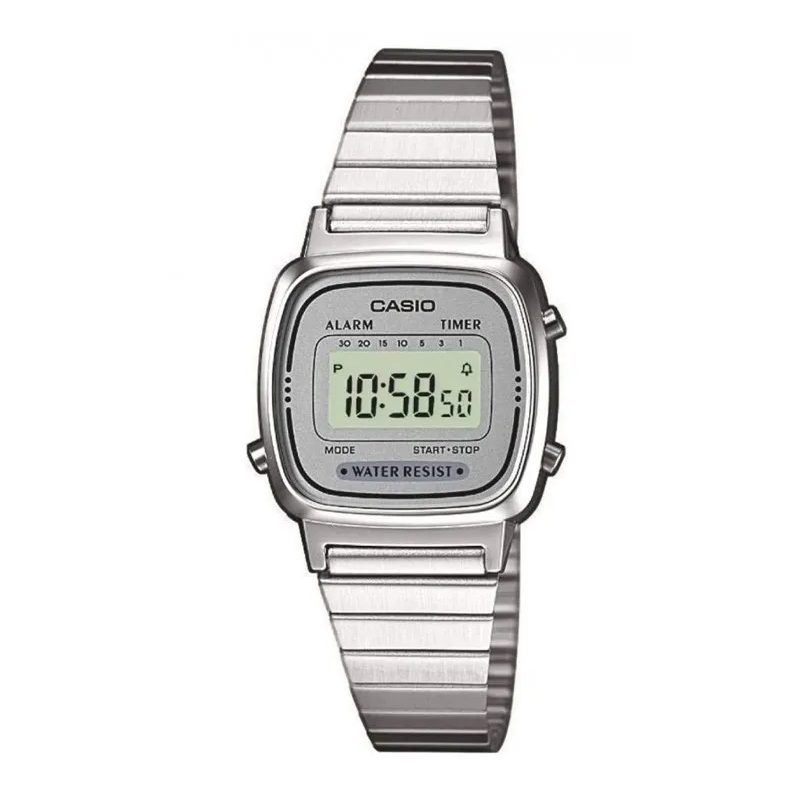 Orologio CASIO VINTAGE ICONIC MINI STEEL - LIGHT GREY Donna