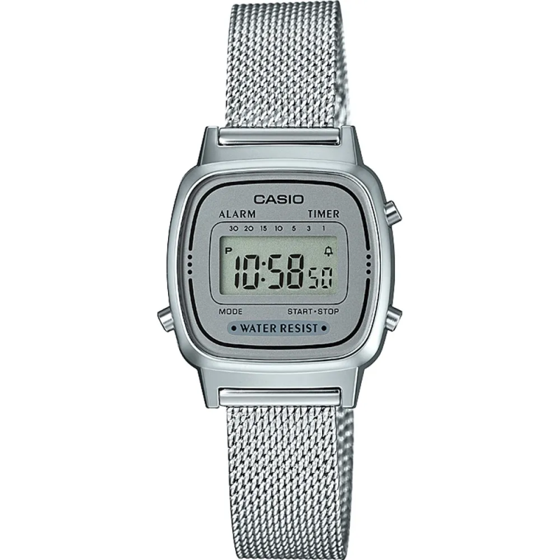 Orologio CASIO VINTAGE ICONIC MINI STEEL SILVER MESH Unisex