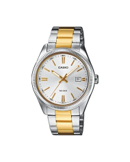 Orologio CASIO COLLECTION DATE, STEEL&GOLD - CHAMPAGNE Uomo