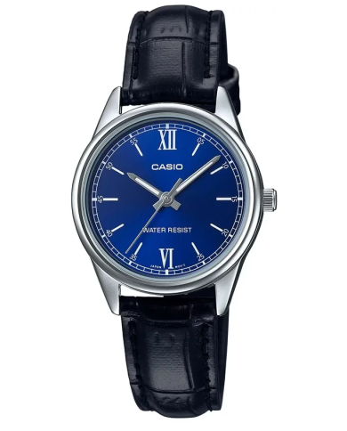 Orologio CASIO COLLECTION ONLY TIME LADY LEATHER - BLUE Donna