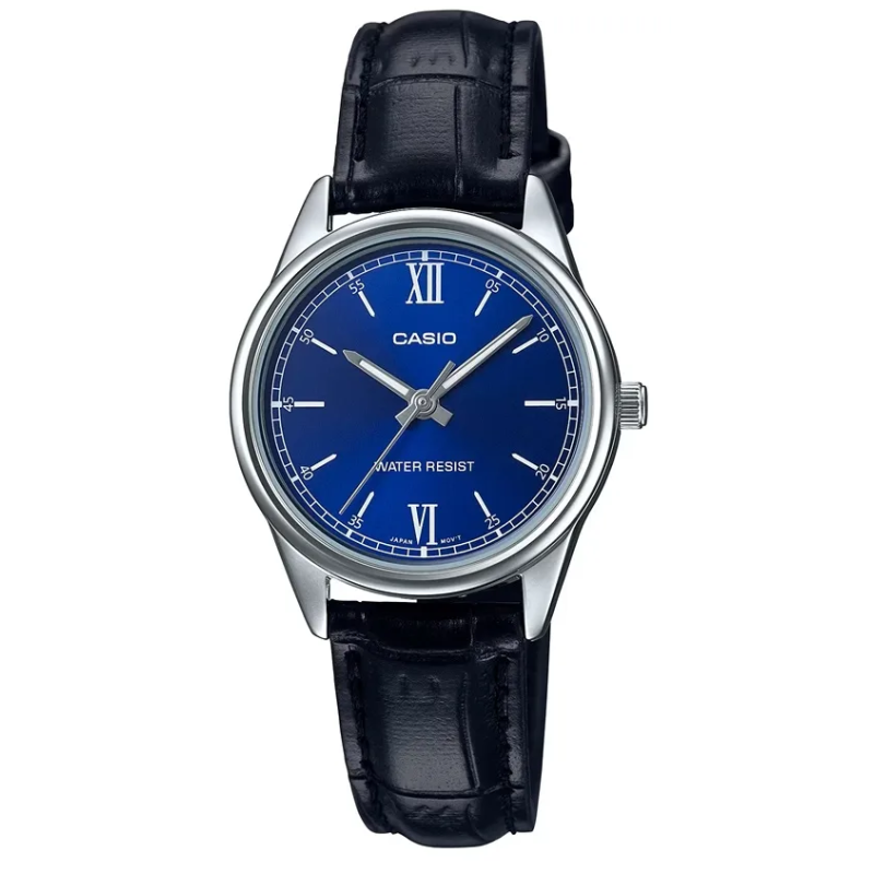 Orologio CASIO COLLECTION ONLY TIME LADY LEATHER - BLUE Donna