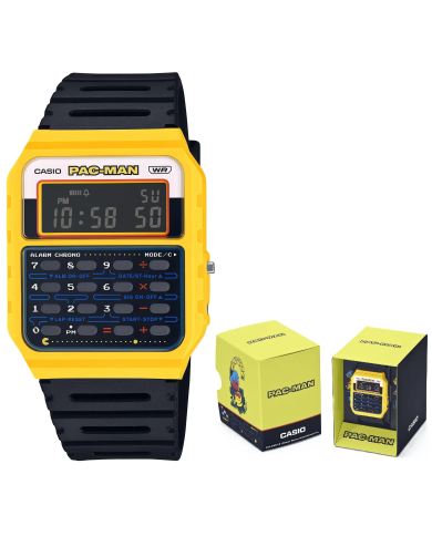Orologio CASIO VINTAGE CALCULATOR EDGY COLLECTION - PAC-MAN Special Edt. Unisex