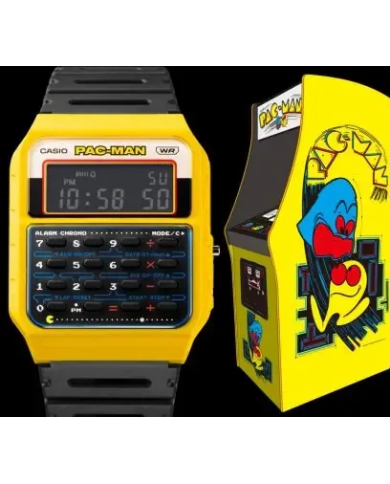 Orologio CASIO VINTAGE CALCULATOR EDGY COLLECTION - PAC-MAN Special Edt. Unisex