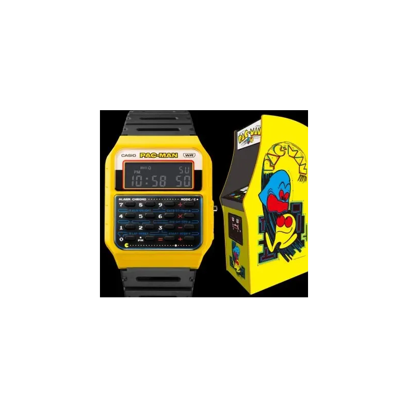 Orologio CASIO VINTAGE CALCULATOR EDGY COLLECTION - PAC-MAN Special Edt. Unisex
