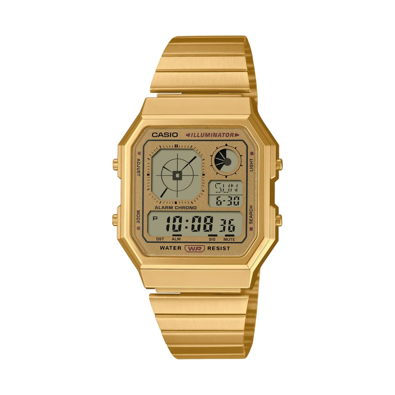 Orologio CASIO VINTAGE RETRO FUTURE EDGY COLLECTION - FULL GOLD Unisex