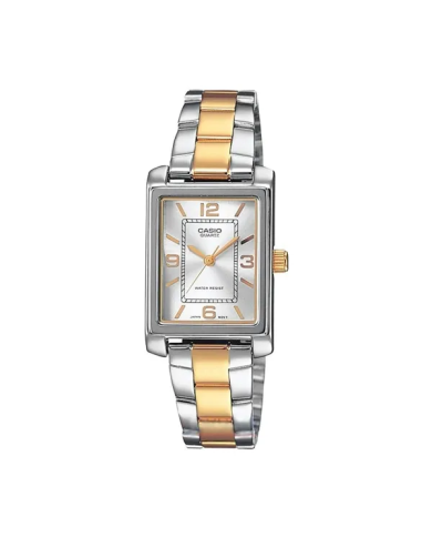 Orologio CASIO COLLECTION TANK STEEL&GOLD - ARGENTEE Donna