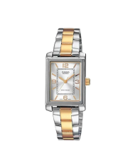 Orologio CASIO COLLECTION TANK STEEL&GOLD - ARGENTEE Donna