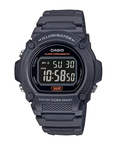 Orologio CASIO TIMELESS COLLECTION SPORT- ILLUMINATOR, WR 50M, ALARM, CHRONOGRAPH Uomo